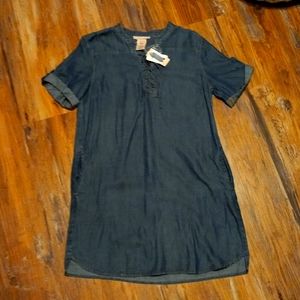 Philosophy blue jean dress
